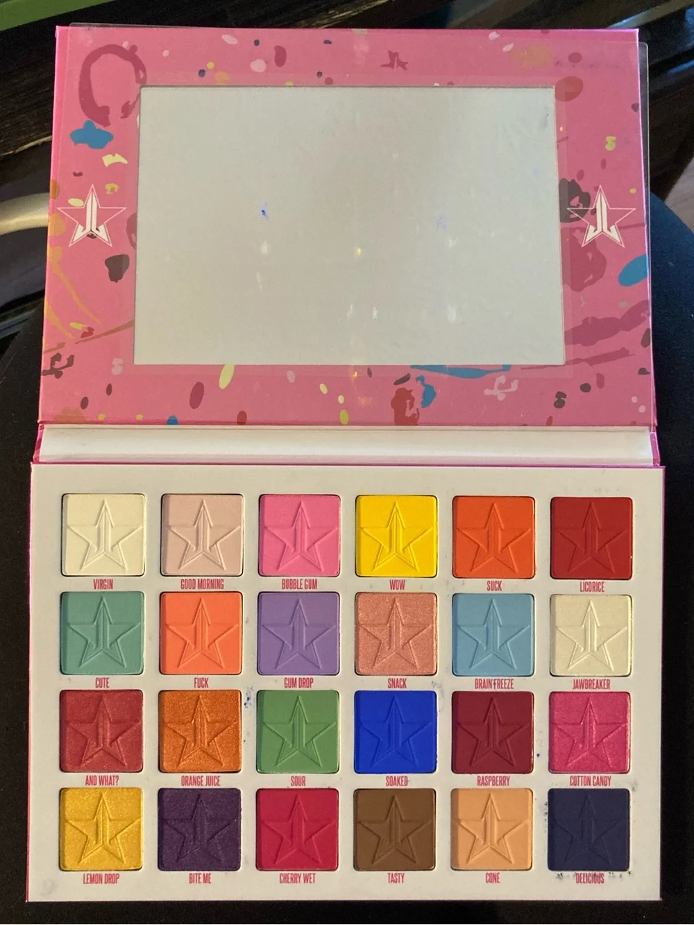 JEFFREE STAR 'Jawbreaker' Eyeshadow Palette - 24 shades - NEVER USED/SWATCHED